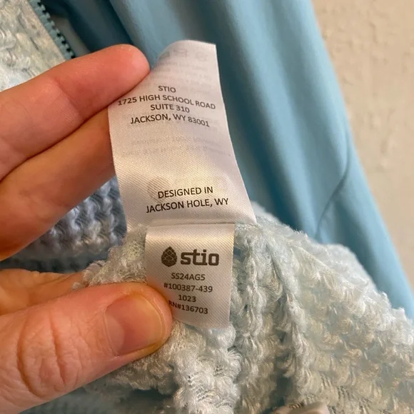 Stio Women's Dawner Hooded Jacket, Size Medium, Robin's egg blue - Picture 16 of 16